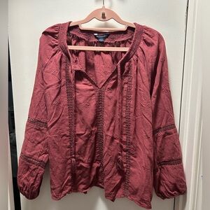American Eagle Boho Blouse